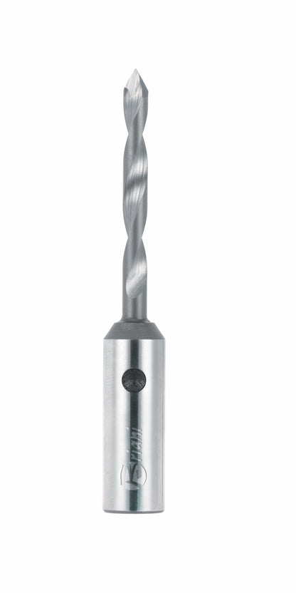 Durchgangslochbohrer aus Vollhartmetall - Schneide 2, 60°, Arbeitslänge 25 mm, Gesamtlänge 57 mm, Schaft 10X30 mm, Ø 6 mm, Rechtslauf