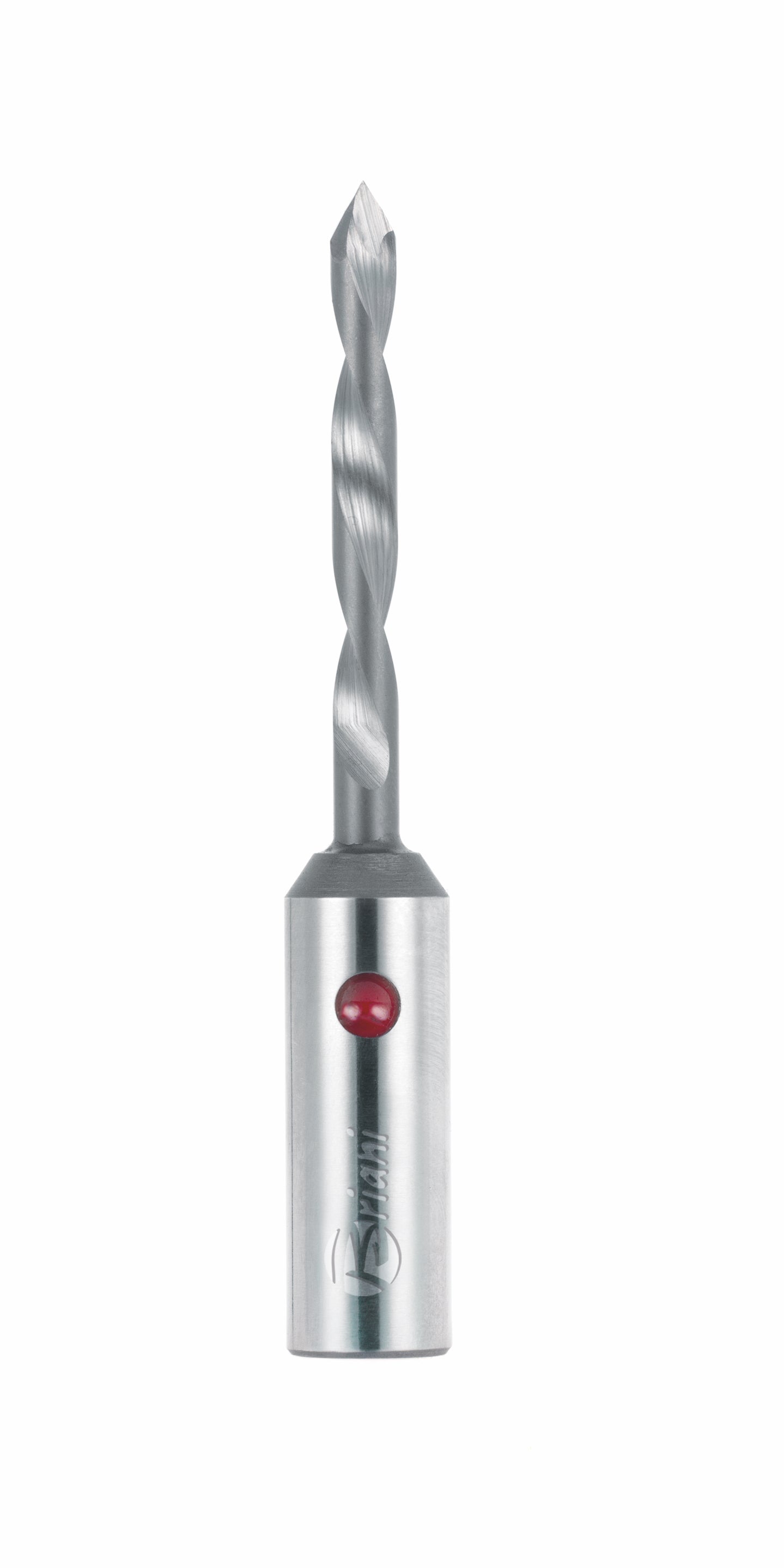 Durchgangslochbohrer aus Vollhartmetall - Schneide 2, 60°, Arbeitslänge 25 mm, Gesamtlänge 57 mm, Schaft 10X30 mm, Ø 5 mm, Linkslauf