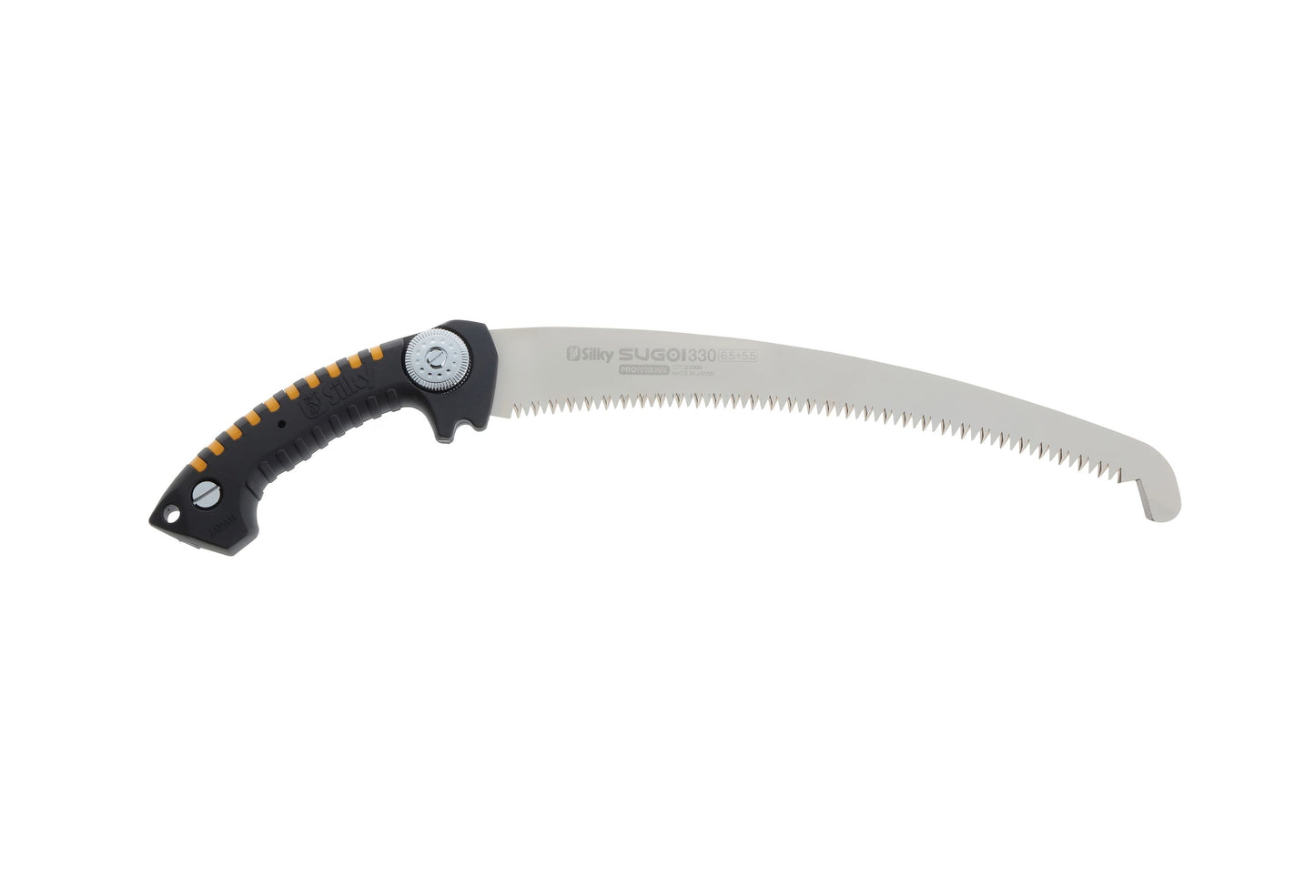 SILKY Profi-Baumsäge Sugoi 330 mm | 6,5 Zähne/30 mm grob | Mirai-Me Verzahnung nachschärfbar | gebogenes Sägeblatt | ergonomischer Gummigriff | präzise Schnitte in engen Astgabeln