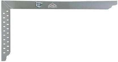 STUBAI Zimmermannswinkel mit Loch, rostfrei 700 mm