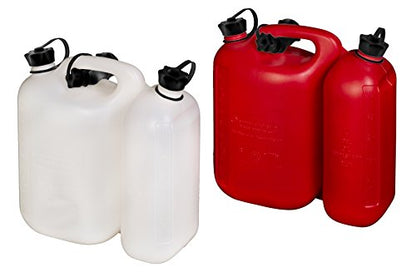 Pressol Doppel-Kraftstoffkanister-5 l-3 l, PE-mit starrem Auslauf
