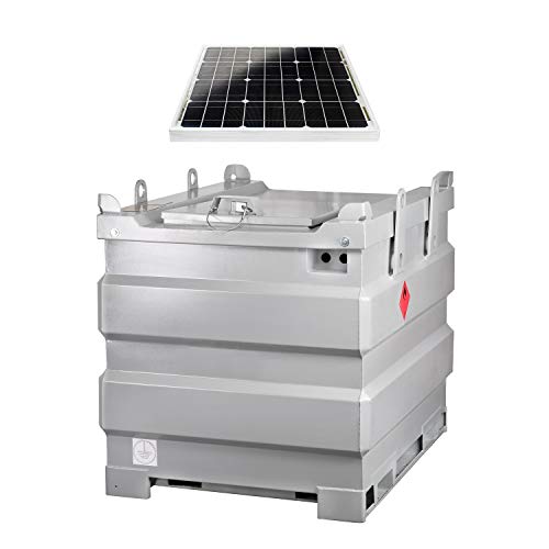 Pressol mobiSTEEL-1000 l-doppelwandig, Stahl-mit Solarpumpenset-30 W