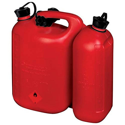 Pressol Doppel-Kraftstoffkanister-5 l-3 l, PE-mit starrem Auslauf