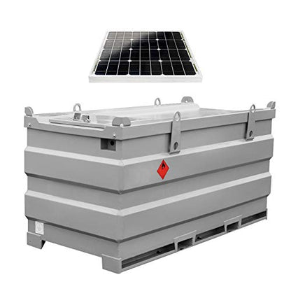 Pressol mobiSTEEL-2000 l-doppelwandig, Stahl-mit Solarpumpenset-30 W