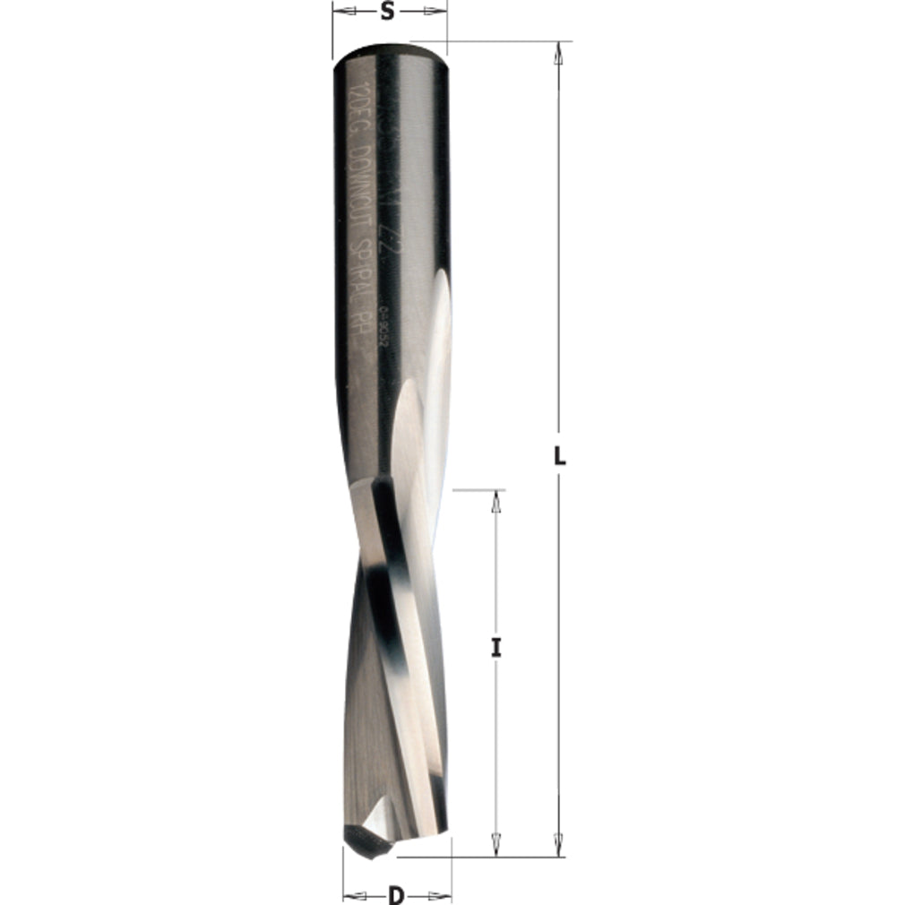 Vollhartmetall Fräser 6x22x70mm S=8mm Z 2 Linkslauf