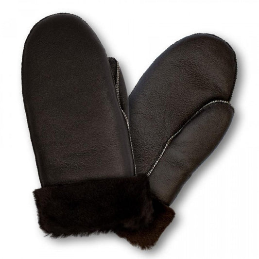 Heitmann Herren Faust-Handschuhe "de luxe" Schwarz oder Natur Gr. S-XL