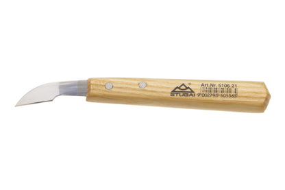 STUBAI Schnitzeisen- & Riffelraspelsatz Nr. 1 – 6-tlg. | Pro Set für Holzschnitzerei | 3 Schnitzeisen, 2 handbehauene Miniraspeln & Kerbschnitzmesser | in Rolltasche für Detail- & Reliefarbeiten