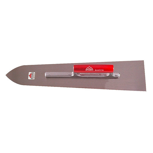 STUBAI Bodenlegerkelle / Estrichkelle 600X120mm – Hochwertige, rostfreie Edelstahlkelle mit ergonomischem Griff für präzise Bodenverlegearbeiten, optimaler Größe und leichtem Gewicht für komfortable Handhabung