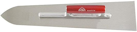 STUBAI Schweizer Bodenlegerkelle800X110mm – Hochwertige, rostfreie Edelstahlkelle mit ergonomischem Griff für präzise Bodenverlegearbeiten, optimaler Größe und leichtem Gewicht für komfortable Handhabung