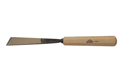 STUBAI Schnitzersatzset Kerbschnitzmesser Set Serie 52, 6-teilig - Balleisen 5 mm & 10 mm + Hohleisen 4 mm, 6 mm, 10 mm & 12 mm, Schnitzeisen mit Holzgriff, geschärft, zur Bearbeitung von Holz