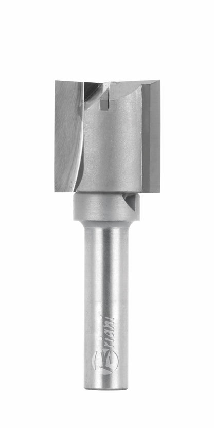 Nutfräser mit Bohrschneide aus Hartmetall, Rechtslauf, Schneide 2+1, Arbeitslänge 20 mm, Gesamtlänge 55 mm, Schaft 8 mm, Ø 8 mm