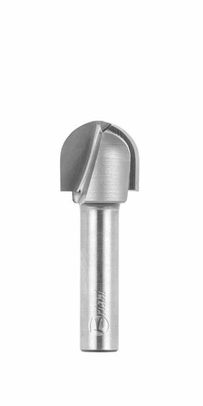Hohlkehlfräser aus Hartmetall Rechtslauf, Schneide 2, Arbeitslänge 13 mm, Gesamtlänge 50 mm, Schaft 8 mm, Ø 8 mm