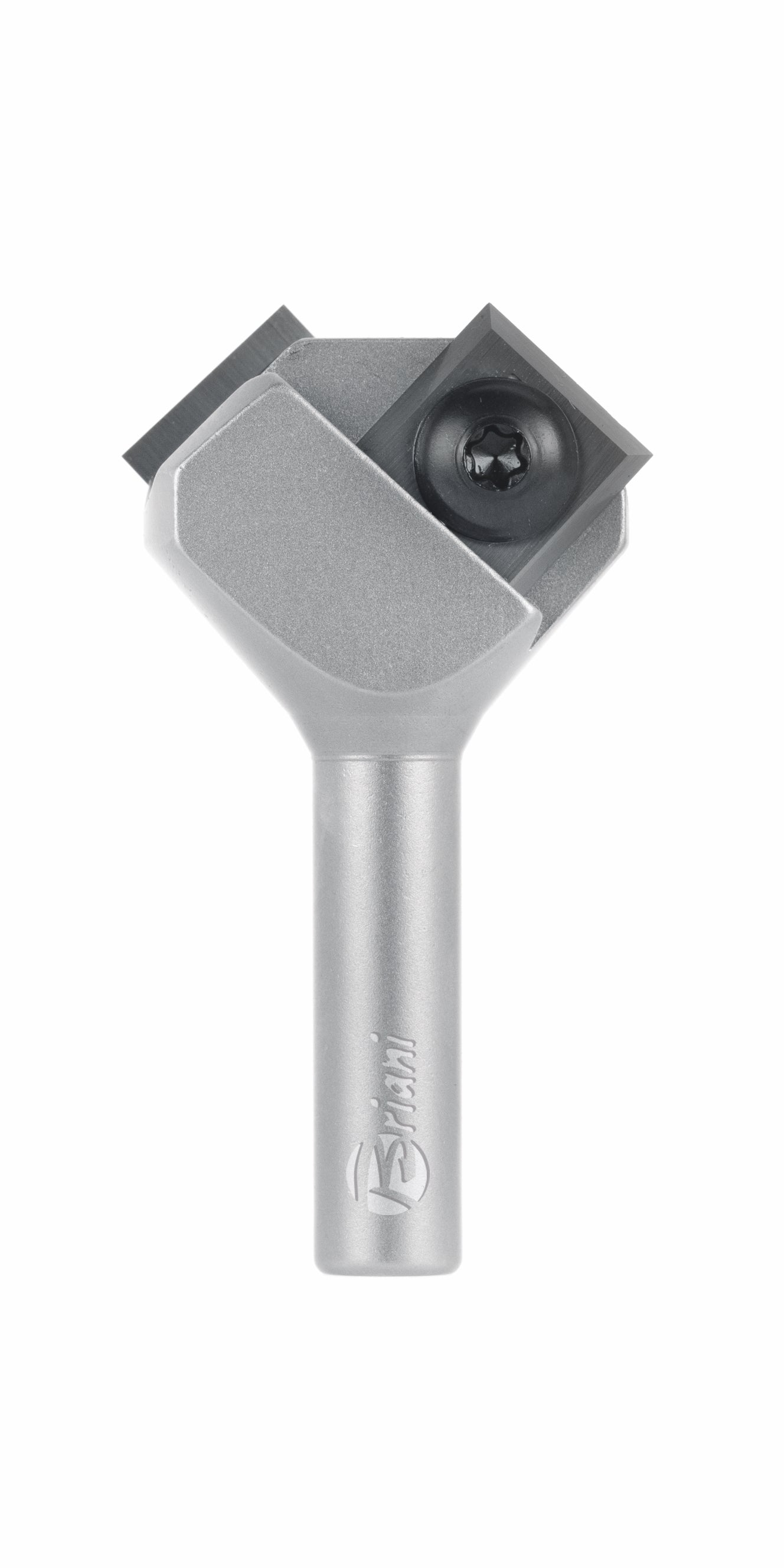 Fasefräser mit Wendemesser aus Hartmetall, Rechtslauf, Schneide 2, Winkel 22°, Arbeitslänge 11,1 mm, Gesamtlänge 52 mm, Schaft 6 x 30 mm, Ø 26 mm