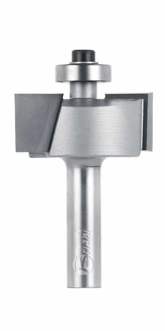 Falzfräser mit Kugellager aus Hartmetall, Rechtslauf, Schneide 2, Arbeitslänge 13 mm, Gesamtlänge 55 mm, Schaft 6 mm, Ø 32 mm