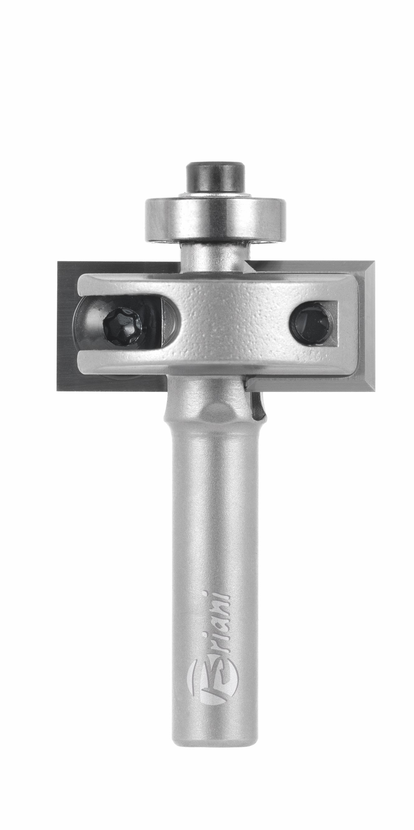 Falzfräser mit Kugellager und Wendemesser aus Hartmetall, Rechtslauf, Schneide 2, Arbeitslänge 12 mm, Gesamtlänge 53,5 mm, Schaft 8 mm, Ø 38 mm