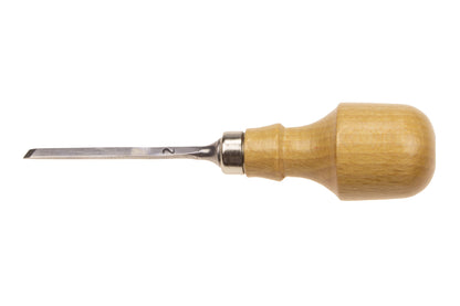 Stubai Gerades Mikro-Balleisen, schräg 3 mm, Palm Chisel Heft