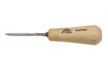 Stubai Gerades Mikro-Hohleisen 10 mm, Birne Heft