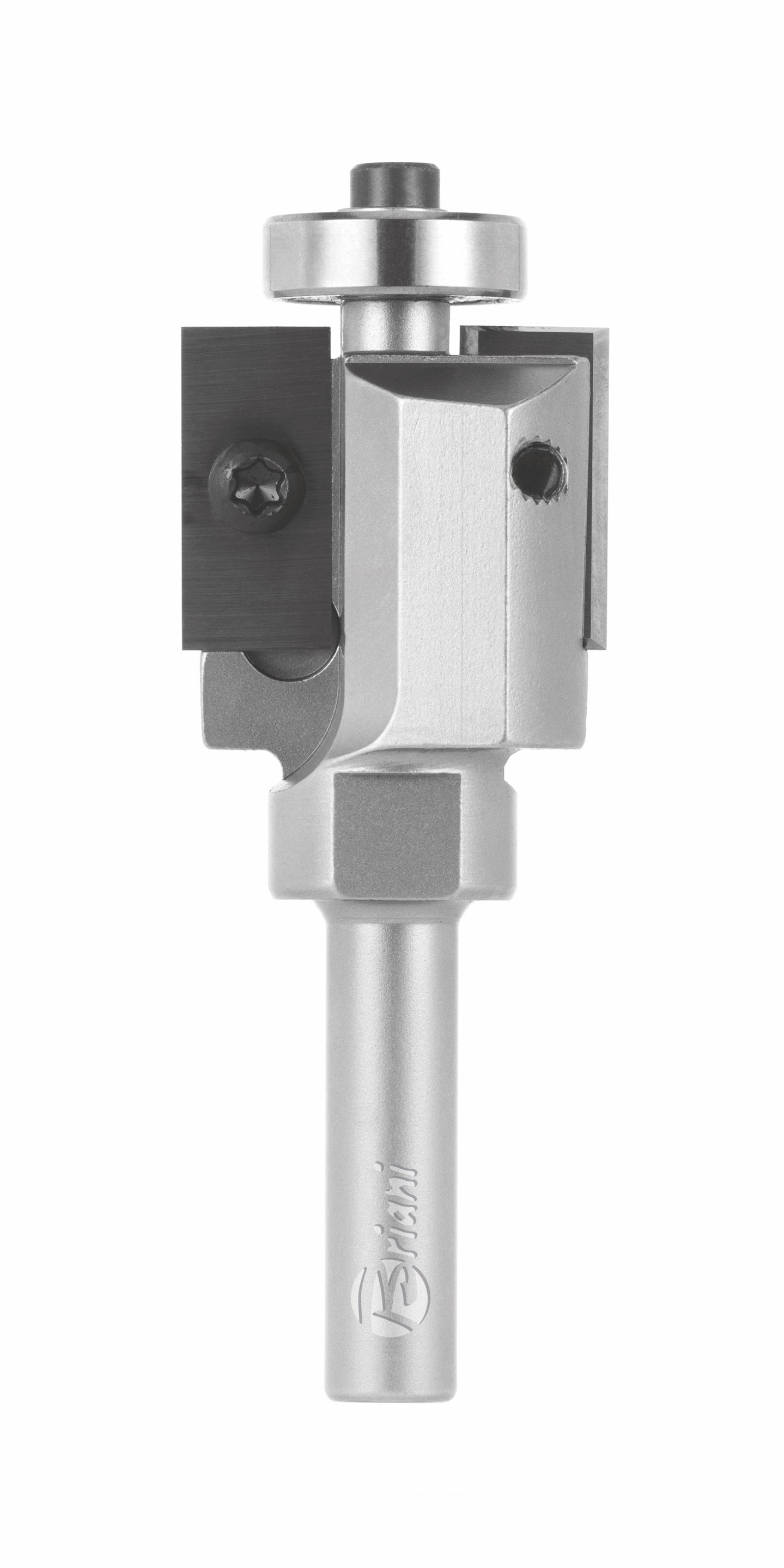 Falzfräser mit Kugellager und Wendemesser aus Hartmetall, Rechtslauf, Schneide 2, Arbeitslänge 19,5 mm, Gesamtlänge 75 mm, Schaft 8 mm, Ø 26 mm