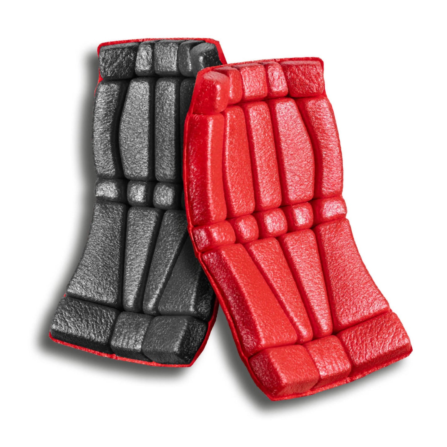 KNEETEK Kniepolster ErgoPad | 2 Stück | rot | optimaler Schutz in Kombination mit Arbeitshose | 248 x 148 x 18 mm | Knieschutzpolster für Klempner, Elektriker, Fliesenleger,