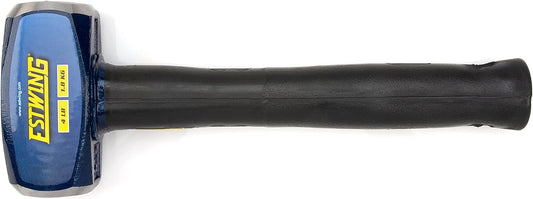 Estwing Fäustel 1,8 kg  für Abriss/Pfahl, 50 55 HRC, verriegelter Kopf, 30,5 cm, unzerstörbarer Griff mit vulkanisierter Gummi-Überlage, verstärktes Schlüsselbandloch
