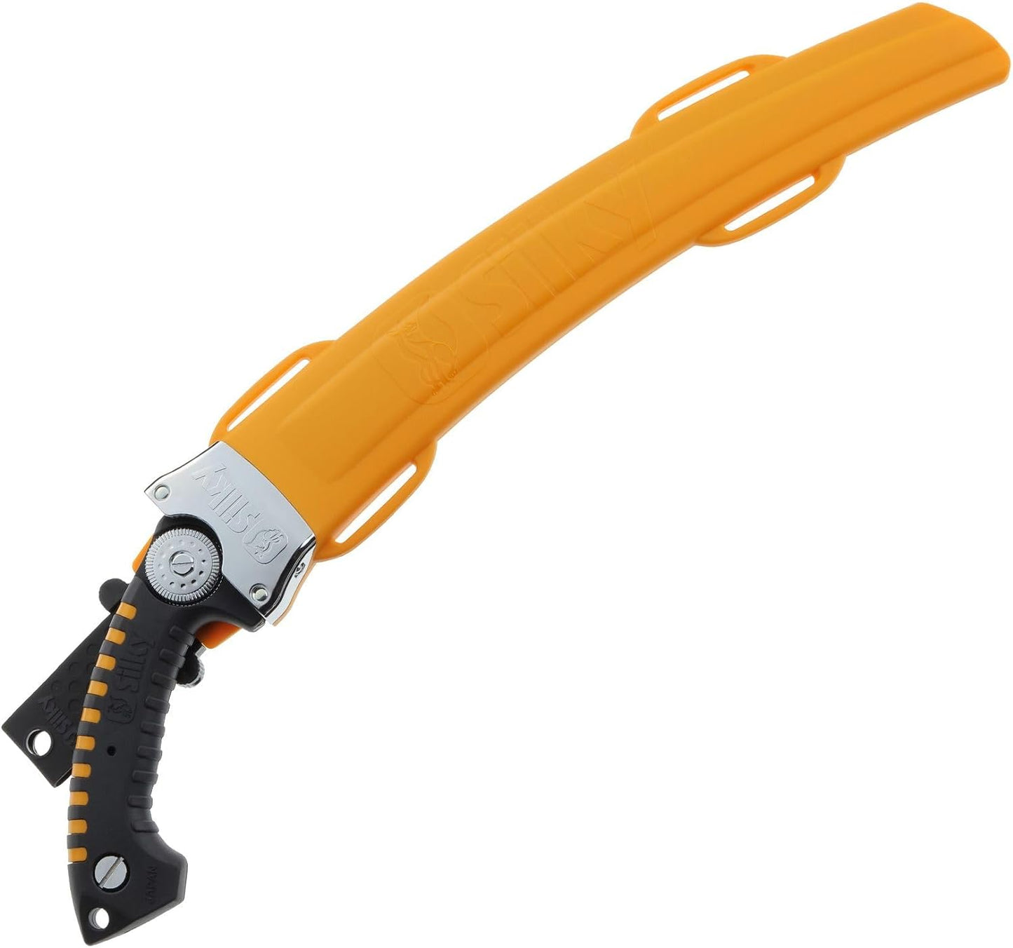 SILKY Profi-Baumsäge Sugoi 420 mm | gebogenes Sägeblatt, 6,5 Zähne/30 mm grob | Mirai-Me Verzahnung nachschärfbar | ergonomischer Gummigriff | präzise Zugsäge für Baumpflege