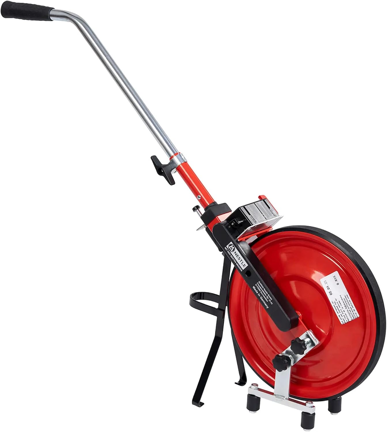 NESTLE Messrad Modell MR-52 Gleis-Set | Messrad, Vermessung, Bauwesen, Straßen- & Gleisbau | Stahl-Vollrad, Zählwerk, Gleisführungsrollen, Koffer, Bremse, ± 0,1 % Toleranz