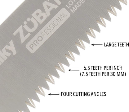 Silky Ersatzblatt für Handsäge Zübat Professional 330 mm | 7,5 Zähne/30 mm sehr grob | aggressiv gebogenes Zugsägeblatt mit Haken | passt für Zübat Hand- & Teleskopsägen
