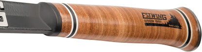 ESTWING Black Eagle Tomahawk | Ledergriff | 770g | Nylon-Scheide | Outdoor & Camping | Made in USA