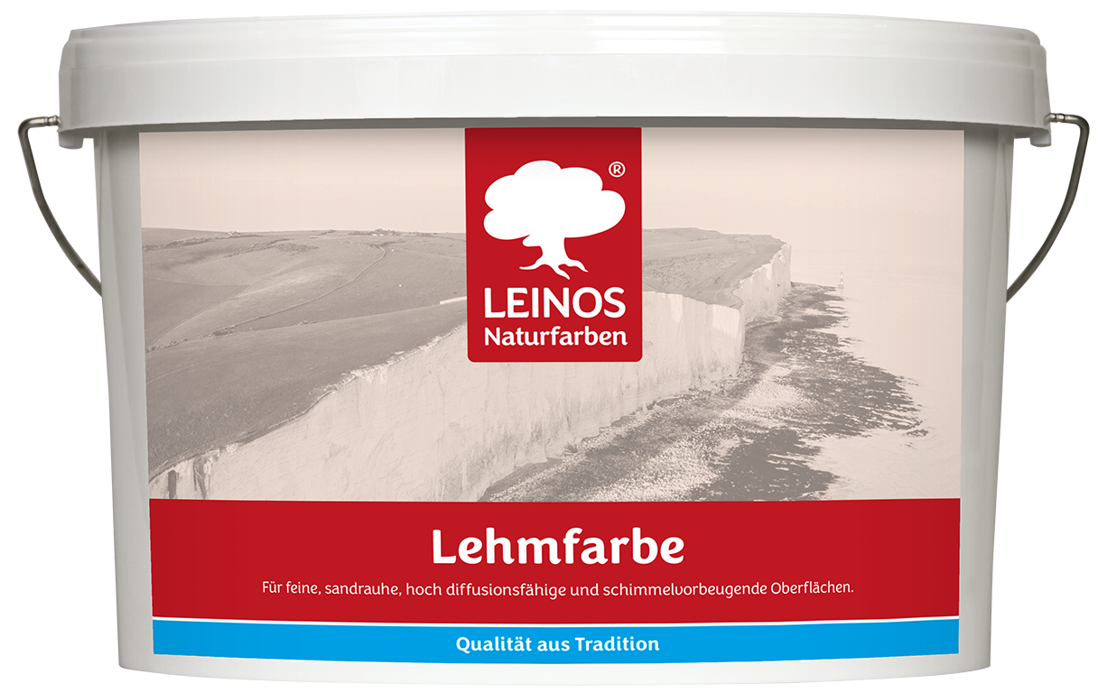 LEINOS Lehmfarbe 655 – 10L | Lösemittelfreie Naturfarbe für Lehm, Putz, OSB & Raufaser | Matt, atmungsaktiv & feuchtigkeitsregulierend | Schimmelvorbeugend | Innenbereich