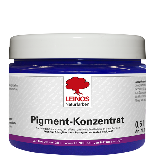 LEINOS 668 Pigment-Konzentrat 323 Ultramarin-Blau 500ml