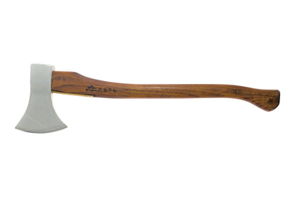 STUBAI Astbeil 1200 g Kopfgewicht, Nirolook-Kopf, Messing-Stielschutz, Eschenstiel dunkelbraun hochglanzlackiert, 700 mm Länge, inkl. schwarzem Schneidenschutz (Art.-Nr. 671604NRM)