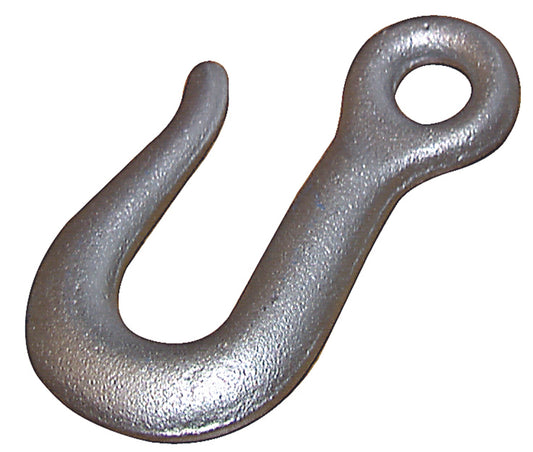 Stubai Kettenhaken 120 mm – aus Stahl geschmiedet, 300 g, 12 kN Tragkraft, Forstwerkzeug zum Ziehen/Wenden/Sichern von Stämmen, passend für Rückeketten & Forstketten