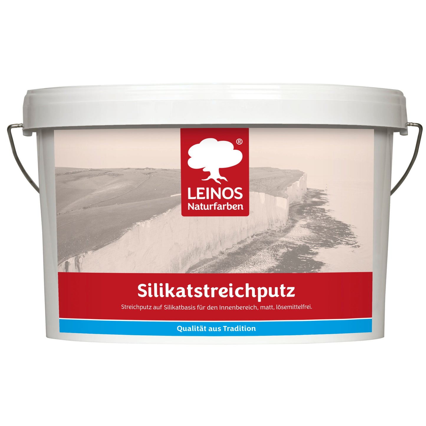 LEINOS Silikatstreichputz 10L – Strukturfarbe für Bad & Wohnräume