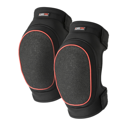 Kneetek SAFETEK KevSafe - Knieschoner | extrem abriebfeste Kevlar-Oberfläche | bis 1300 °C hitzbeständig | harte & raue Untergründe | EN 14404 Typ 1 LS 1 | 1 Paar