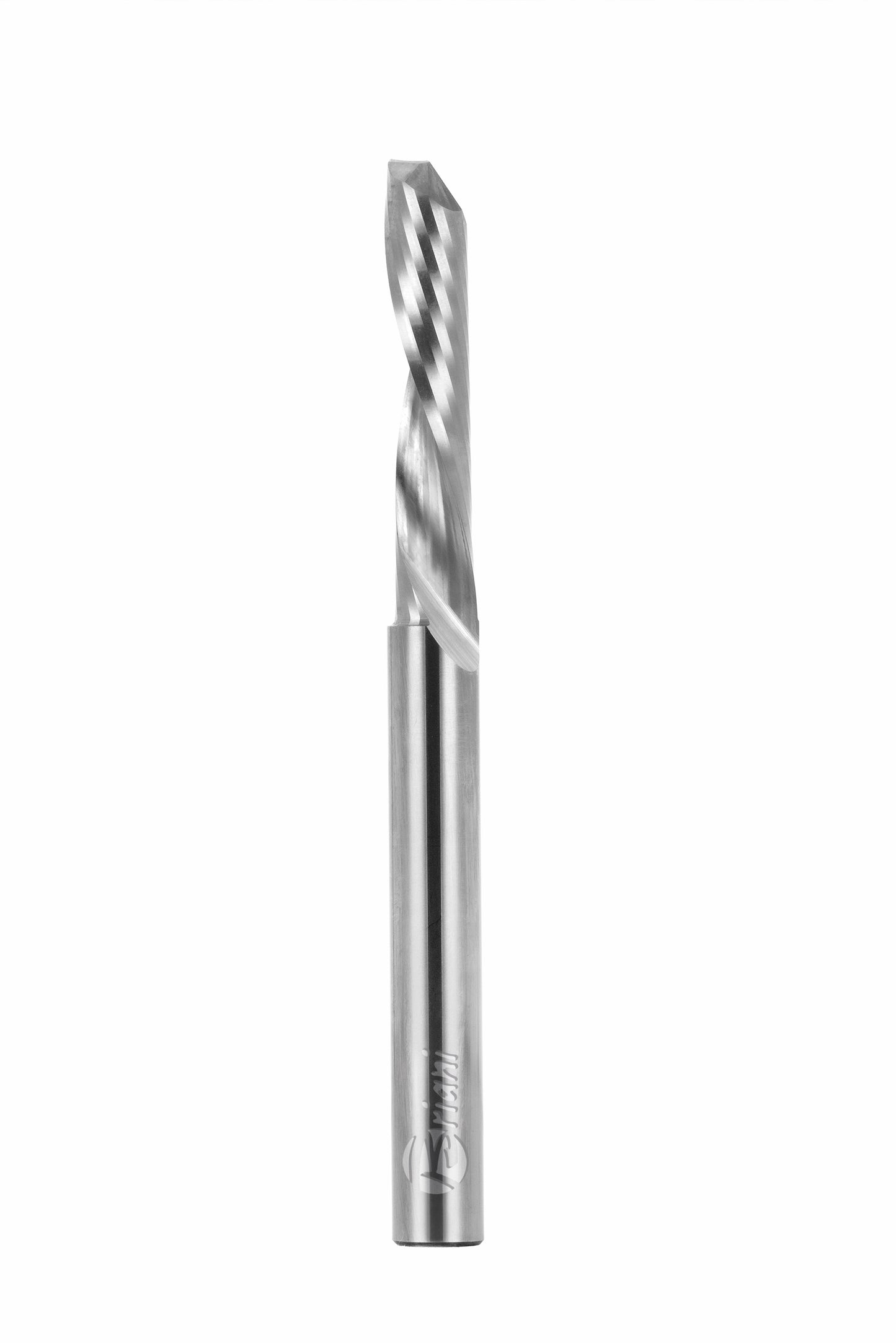 Einzahnschlichtfräser aus Vollhartmetall - Positiv, Arbeitslänge 22 mm, Gesamtlänge 70 mm, Schaft 8 mm, Ø 8 mm, Linkslauf
