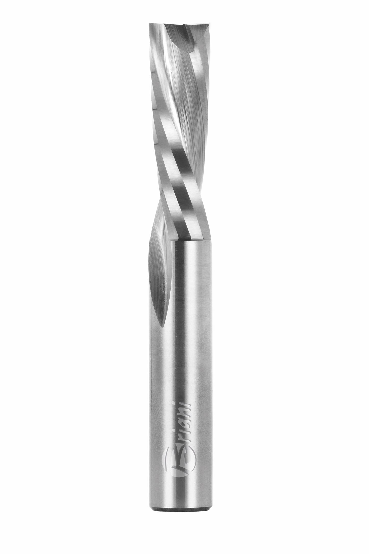 Einzahnschlichtfräser aus Vollhartmetall, Schneide 2 Negativ, Arbeitslänge 12 mm, Gesamtlänge 50 mm, Schaft 3 mm, Ø 3 mm, Rechtslauf