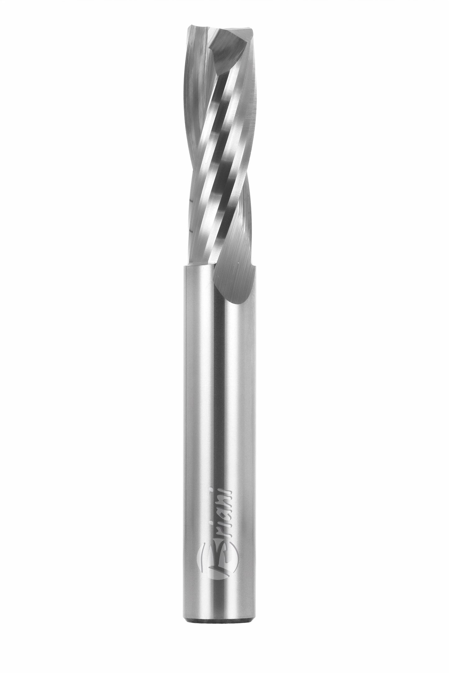 Einzahnschlichtfräser aus Vollhartmetall, Schneide 2 Positiv, Arbeitslänge 32 mm, Gesamtlänge 80 mm, Schaft 8 mm, Ø 8 mm, Rechtslauf
