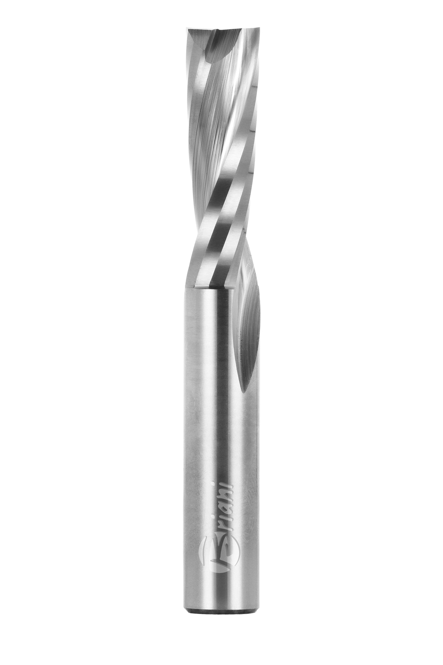 Einzahnschlichtfräser aus Vollhartmetall, Schneide 2 Negativ, Arbeitslänge 20 mm, Gesamtlänge 60 mm, Schaft 6 mm, Ø 6 mm, Linkslauf