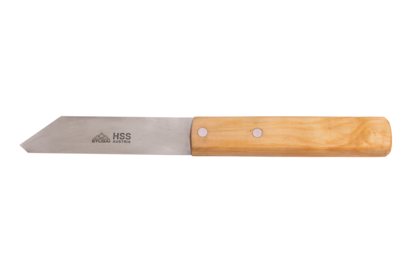 Stubai HSS Feinabstecher Messerform Klingenbreite 2mm mit Erlenholzheft