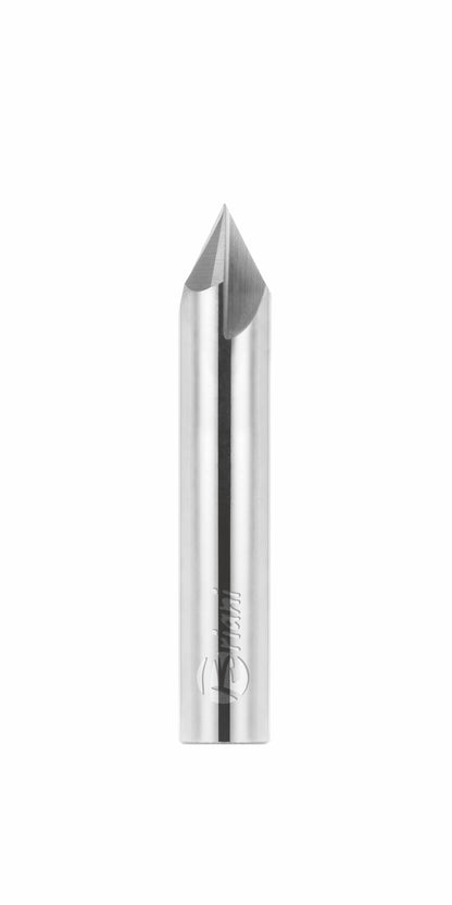Vnut und Schriftfräser aus Vollhartmetall aus Vollhartmetall, Rechtslauf, Arbeitslänge 7 mm, Gesamtlänge 45 mm, Schaft 8 mm, Ø 8 mm