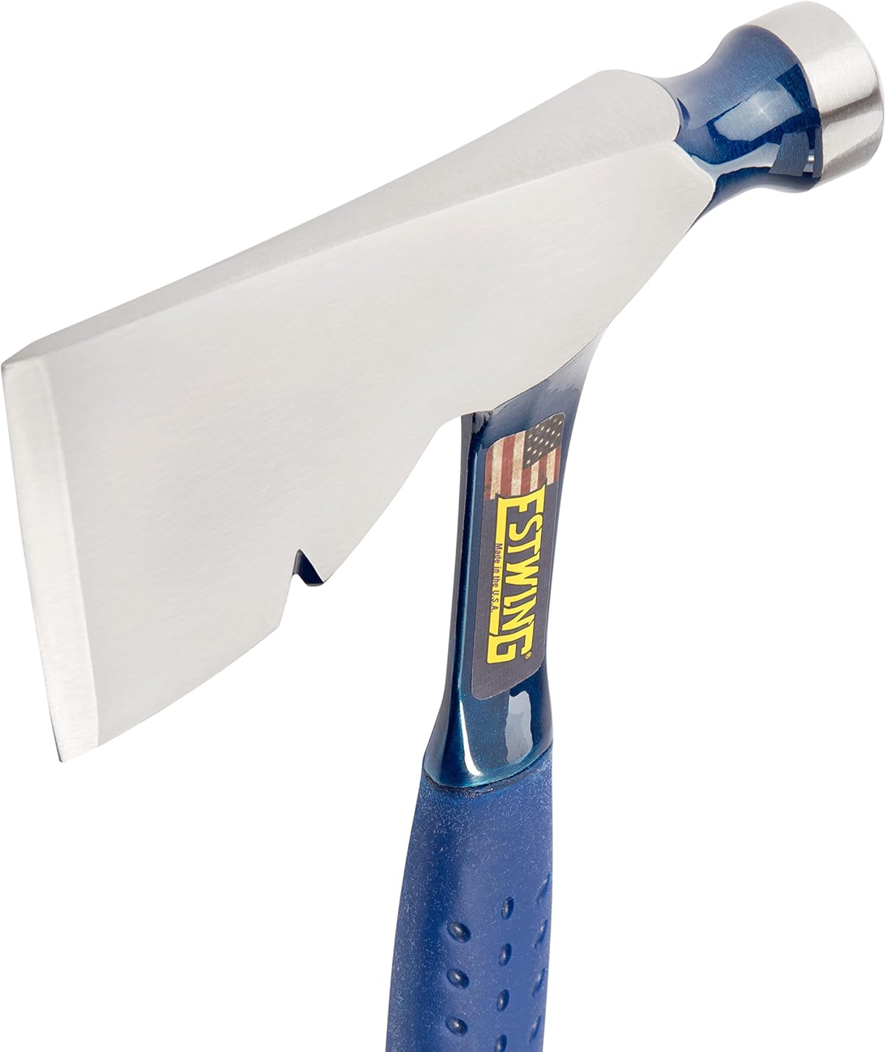 ESTWING Zimmermannsbeil 880 g | 90 mm Schneide | 330 mm Länge | Aus einem Stück geschmiedet | Glatte Bahn | Shock Reduction Grip® | Profi-Beil für Handwerker & Heimwerker | Made in USA