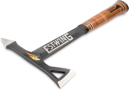 ESTWING Black Eagle Tomahawk | Ledergriff | 770g | Nylon-Scheide | Outdoor & Camping | Made in USA