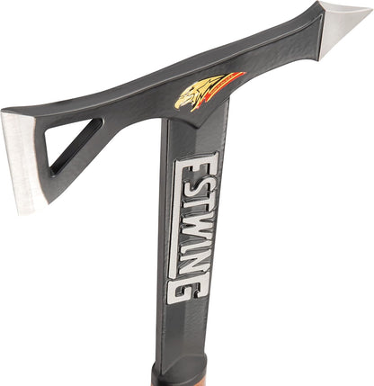 ESTWING Black Eagle Tomahawk | Ledergriff | 770g | Nylon-Scheide | Outdoor & Camping | Made in USA