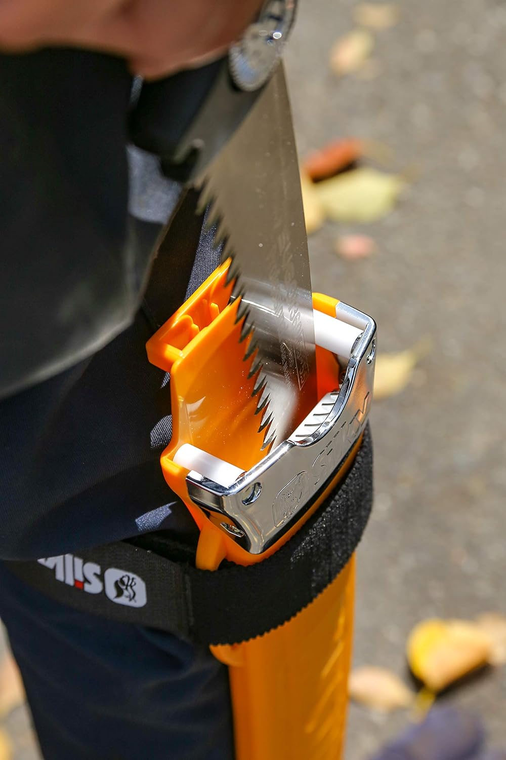 SILKY Profi-Baumsäge Sugoi 420 mm | gebogenes Sägeblatt, 6,5 Zähne/30 mm grob | Mirai-Me Verzahnung nachschärfbar | ergonomischer Gummigriff | präzise Zugsäge für Baumpflege