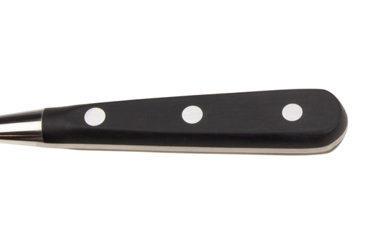 Auswahl an Messern und Küchenwerkzeugen | Kochmesser | Schälmesser | Ausbeimesser | Spickmesser | Küchengabel | Palette STUBAI Rolltasche neu bestückt 6-teilig