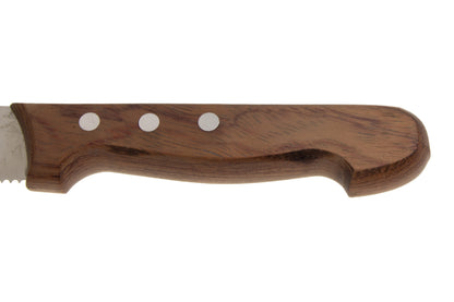 STUBAI Torten- und Aufschnittmesser spitze breite Klinge | 270/30 mm | Konditormesser aus Edelstahl mit Holzgriff, zum Schneiden von Torten, Kuchen, Gebäck und andere Speisen