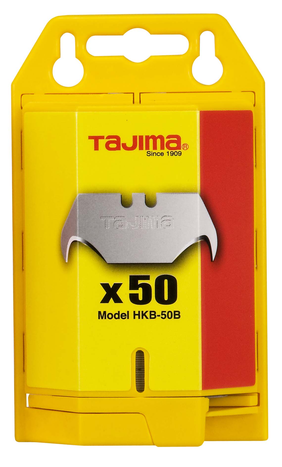 Tajima DEEP HOOK Hakenklingen HKB-50B – 50 gehärtete Profi-Hakenklingen für Bitumen, Bodenbeläge & robuste Materialien