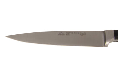 Auswahl an Messern und Küchenwerkzeugen | Kochmesser | Schälmesser | Ausbeimesser | Spickmesser | Küchengabel | Palette STUBAI Rolltasche neu bestückt 6-teilig