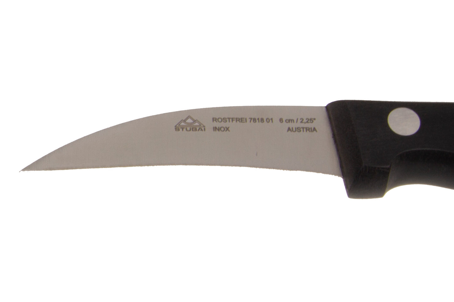 Auswahl an Messern und Küchenwerkzeugen | Kochmesser | Schälmesser | Ausbeimesser | Spickmesser | Küchengabel | Palette STUBAI Rolltasche neu bestückt 6-teilig