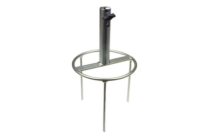 STUBAI Schirmständer Rasendorn 25 mm Ø, Höhe 200 mm, 1000 g – robuster Sonnenschirmhalter für Rasen & Wiese | werkzeuglos einstecken | standfest & mobil für Garten, Strand & Camping